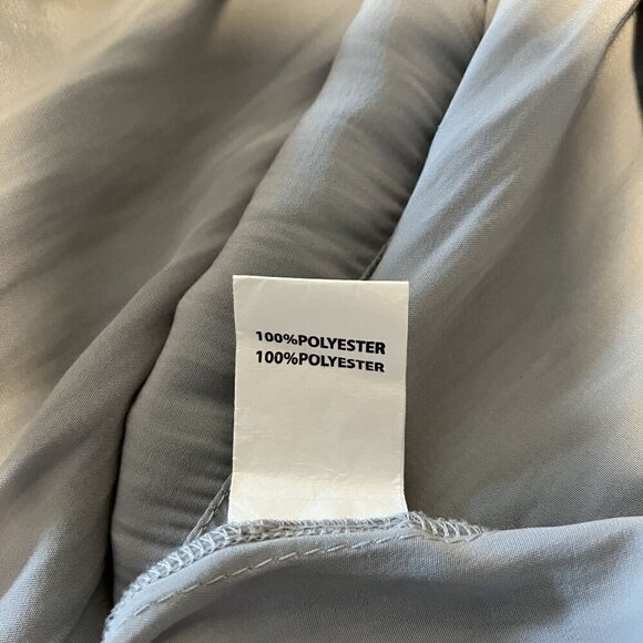 For 2 by Rami Brook Silver-Gray Longsleeve Cold-shoulder Maternity Blouse Size S - Picture 6 of 7